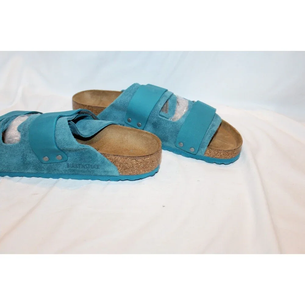 BIRKENSTOCK Uji Slide Sandal Digital Turqoise Genuine  display picture 3
